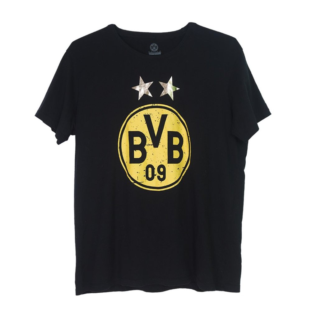 BVB Dortmund Black Soccer T-shirt